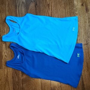 Under Armour Tank tops blue size small